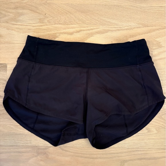 lululemon Black speed up Shorts - Picture 1 of 4